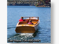 Classic Style Wooden Boat Canadian Launch