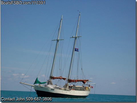 40' 1984 Custom Gaff Rigged Schooner BoatsFSBOgo