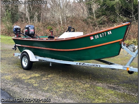 16' 1985 Home Built FLAT BOTTOM WOODEN DRIFT DORY BoatsFSBOgo