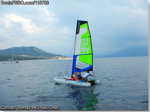 12'  2024 Mini Cat Inflatable Sailing Catamaran BoatsFSBOgo