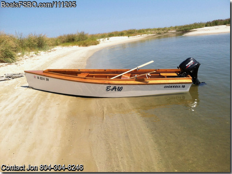 16' 2013 Northern Neck Skiff Built By Local Craftsman BoatsFSBOgo