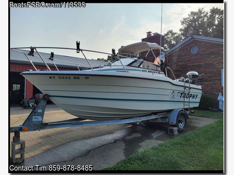 20'  1991 Trophy 2002 Walkaround Cuddy BoatsFSBOgo