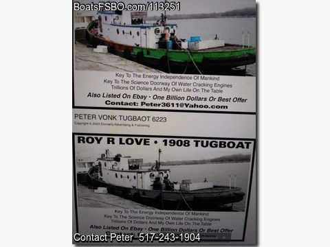 78' 1908 Tug Boat 78 BoatsFSBOgo